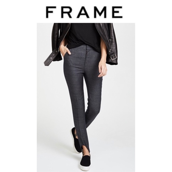 Frame Herringbone Stirrup Pant - Picture 1 of 7